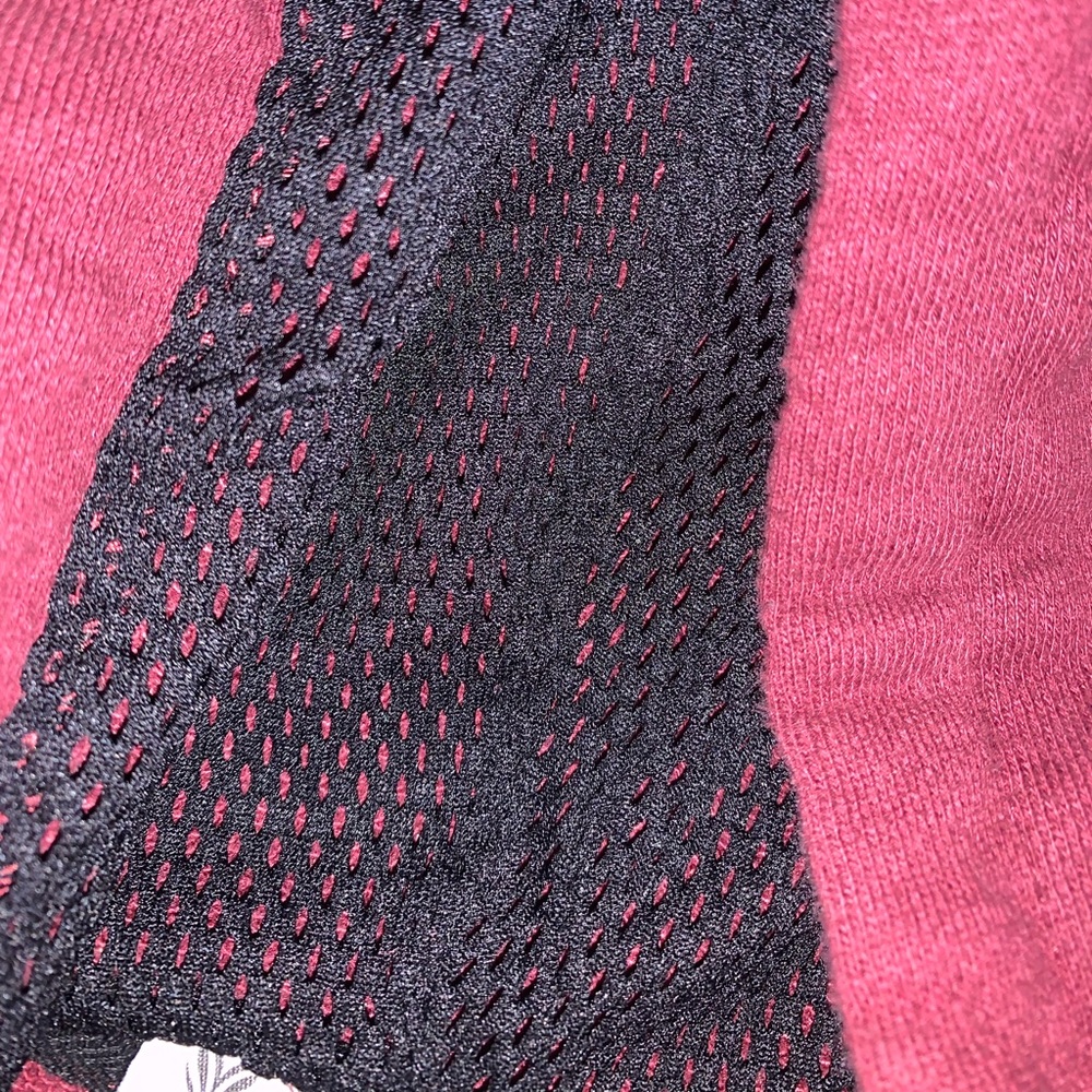 Forever 21 Maroon & Black Sleeveless Hoodie size S - Picture 9 of 11